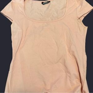 SHEIN Light Pink Short Sleeve Tee
